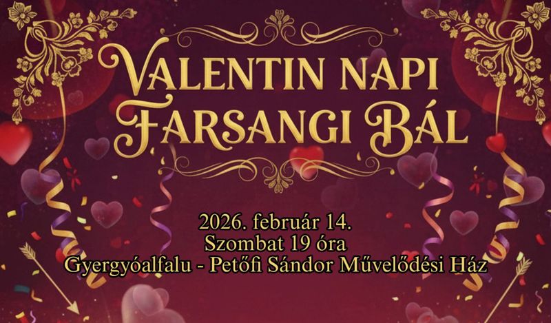 Valentin Napi Farsangi Bál